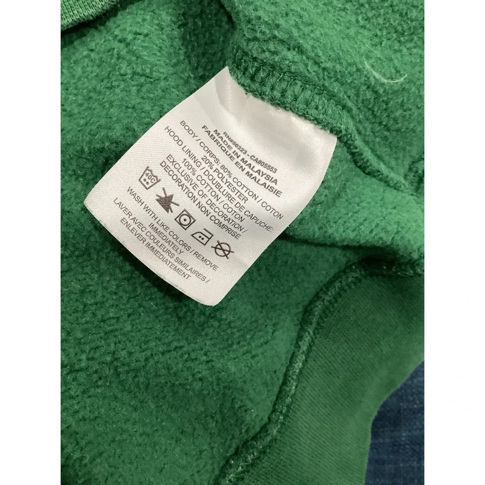 Vintage Nike Swoosh 90s Pullover Hoodie Sweatshirt M Green